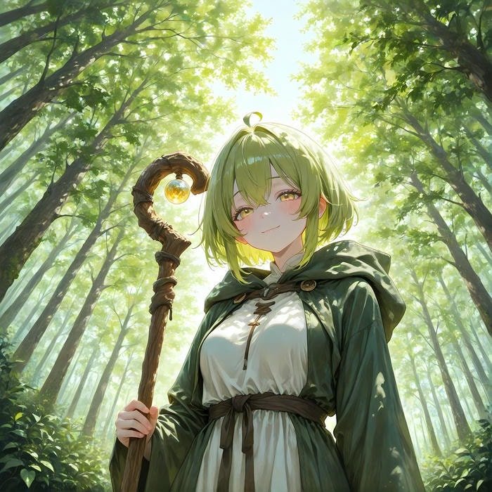 Hình anime thần rừng rừng sâu