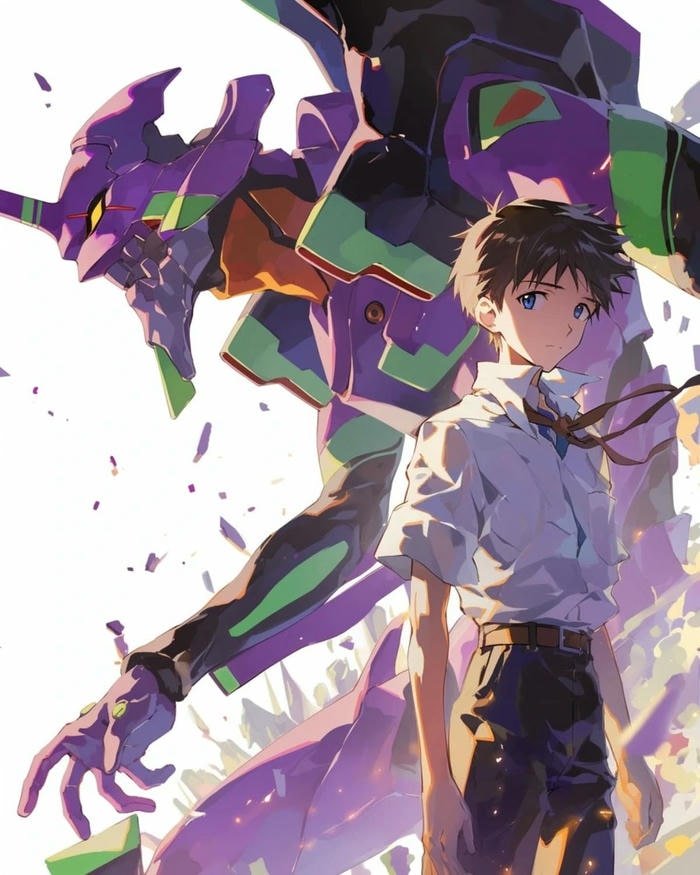 Hình anime thế giới tương lai cùng robot