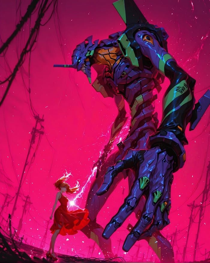 Hình anime thế giới tương lai đẹp rực rỡ