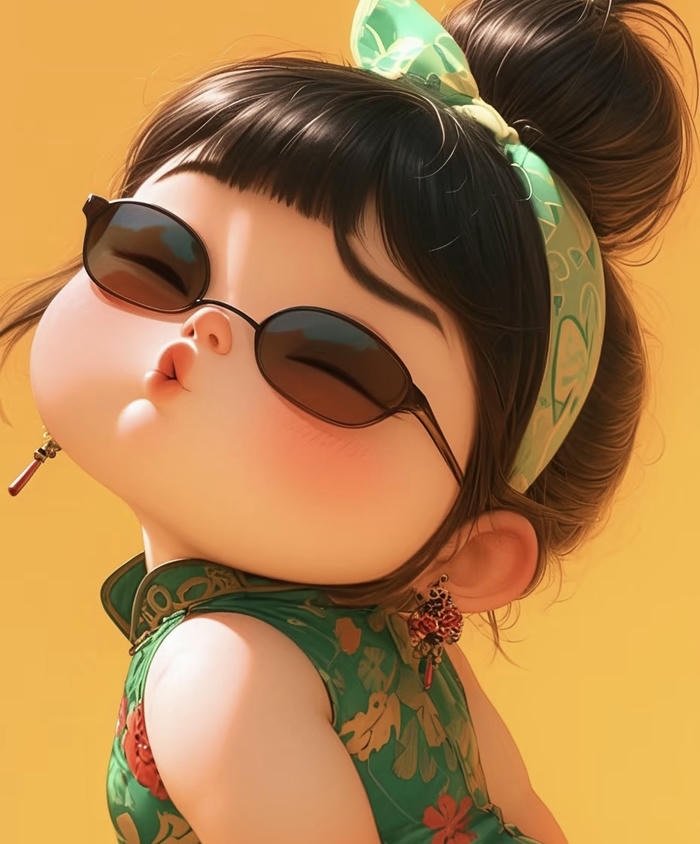 Hình avatar chibi hài hước dễ cười