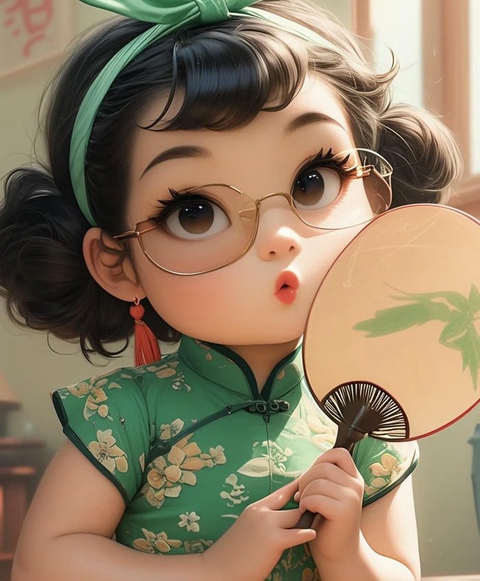 Hình avatar chibi hài hước vui vẻ