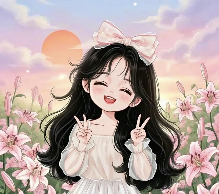 Hình avatar dễ thương màu pastel dịu nhẹ