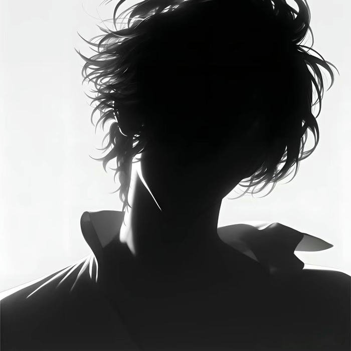 Hình avatar nghệ thuật tối màu bí ẩn