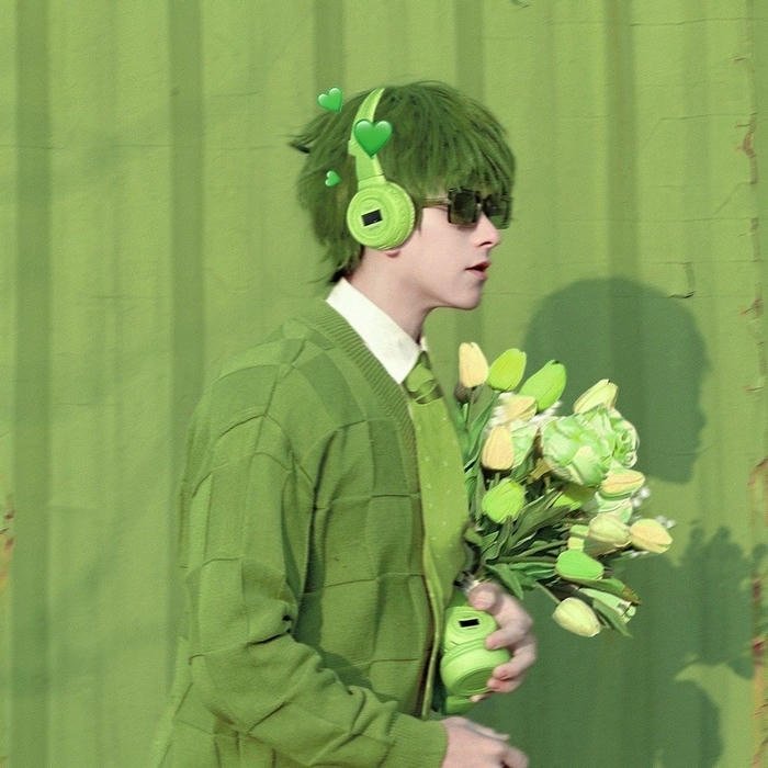 Hình avatar xanh phong cách cực đẹp