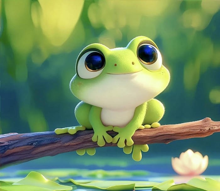 Hình đại diện 3D dễ thương ánh mắt trong