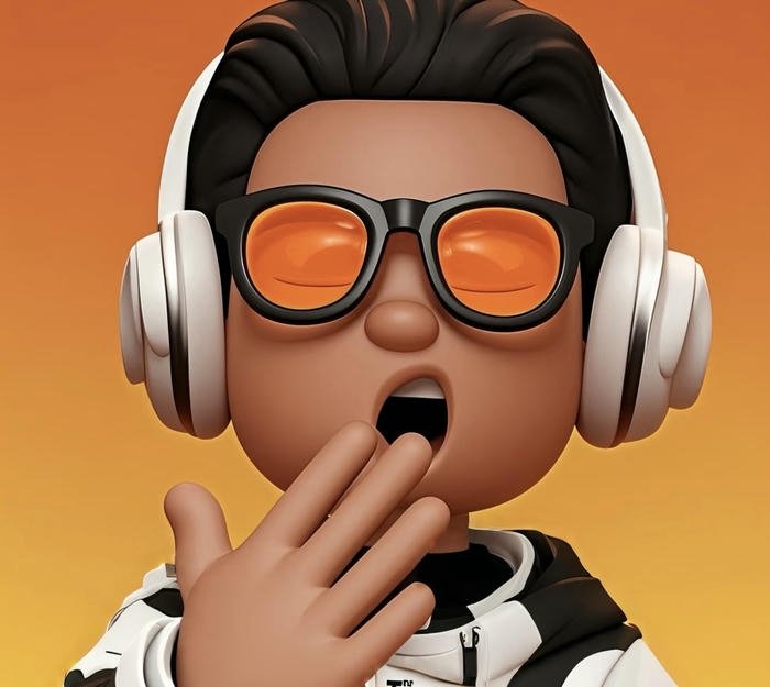 Hình đại diện 3D siêu ngầu màu sắc tối