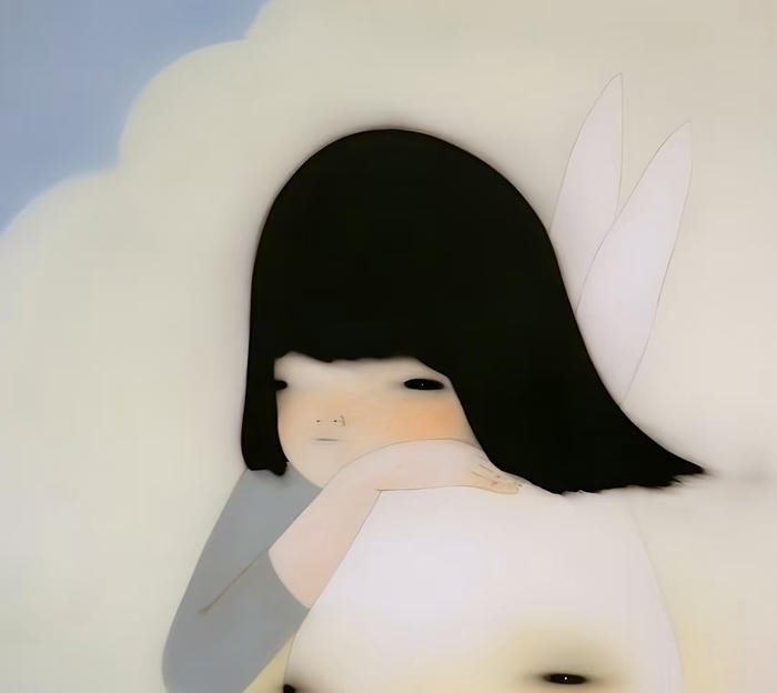 Hình đại diện độc đáo đường nét mềm mại tinh