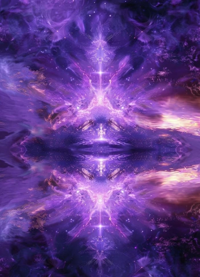 Hình đại diện tím huyền bí tối giản