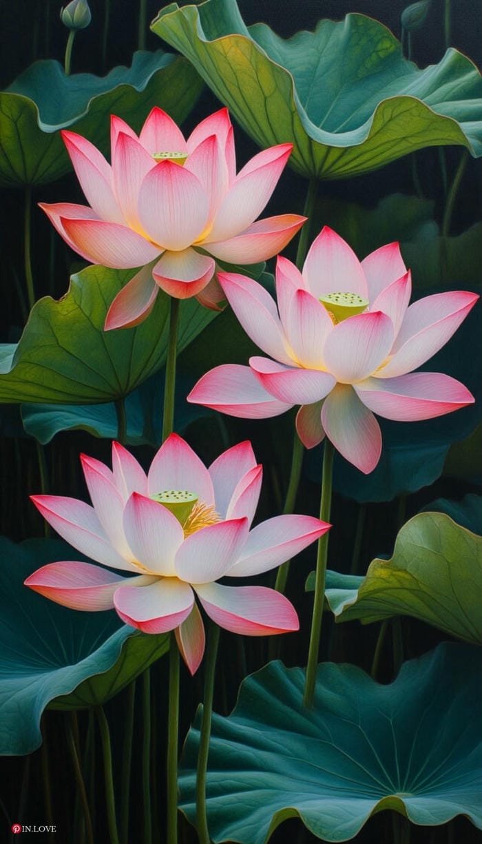 Hình hoa sen đẹp tinh giản