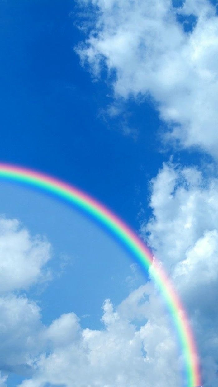 Hình nền cầu vồng rực rỡ tinh tế