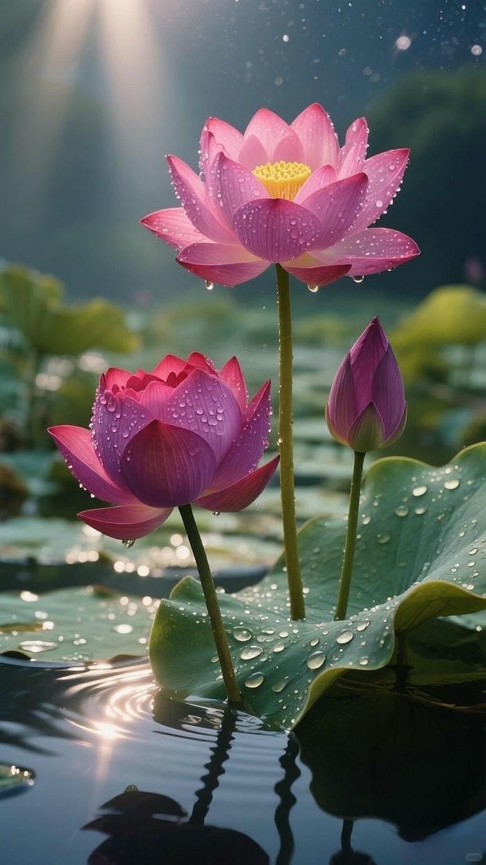 Hình nền hoa sen đẹp thanh tao