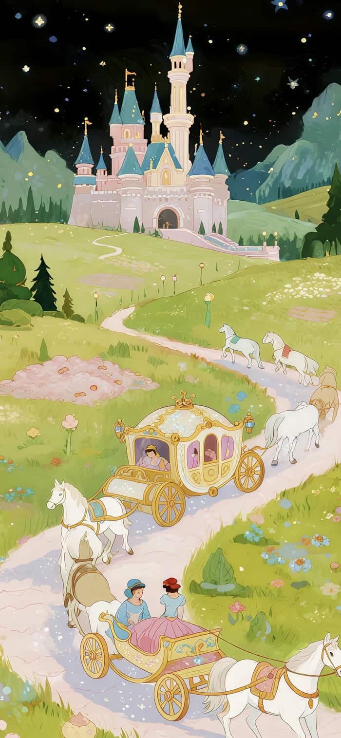 Hình nền lâu đài cổ tích tuyệt đẹp