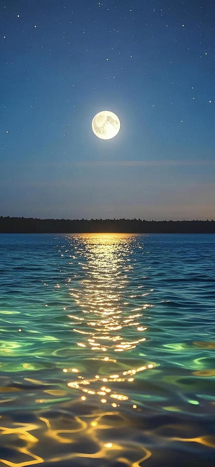 Hình nền mặt hồ yên bình thư giãn