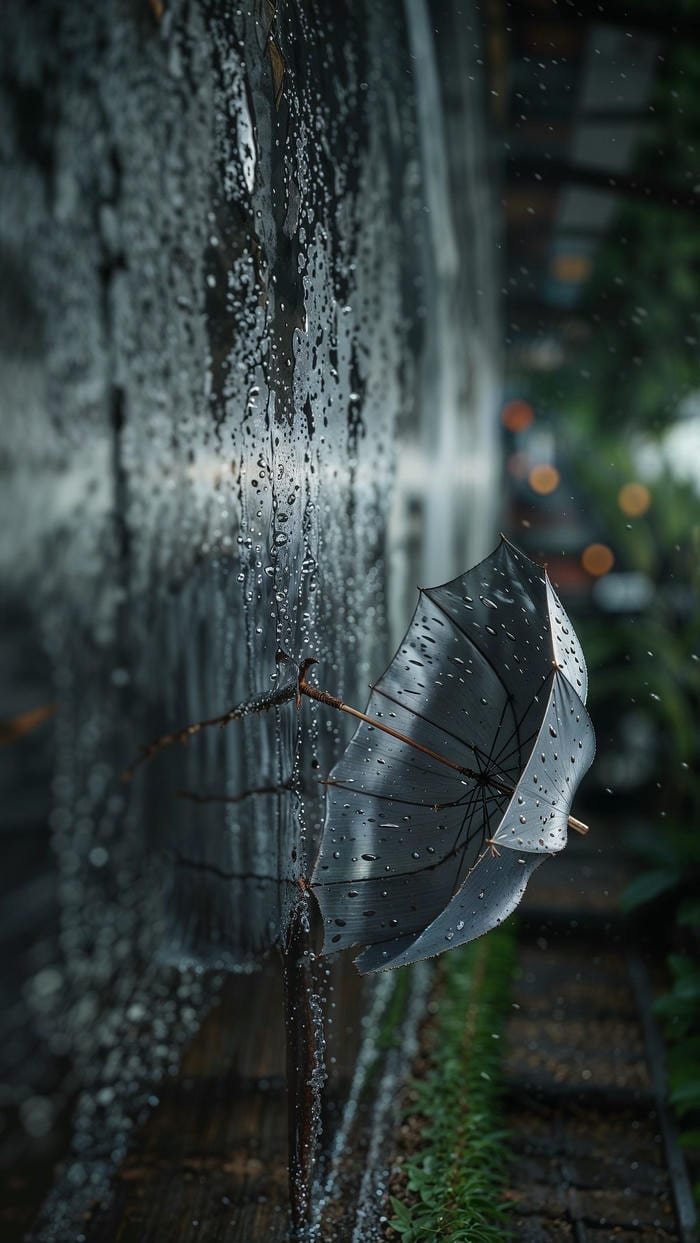 Hình nền mưa lãng mạn cảm xúc sâu