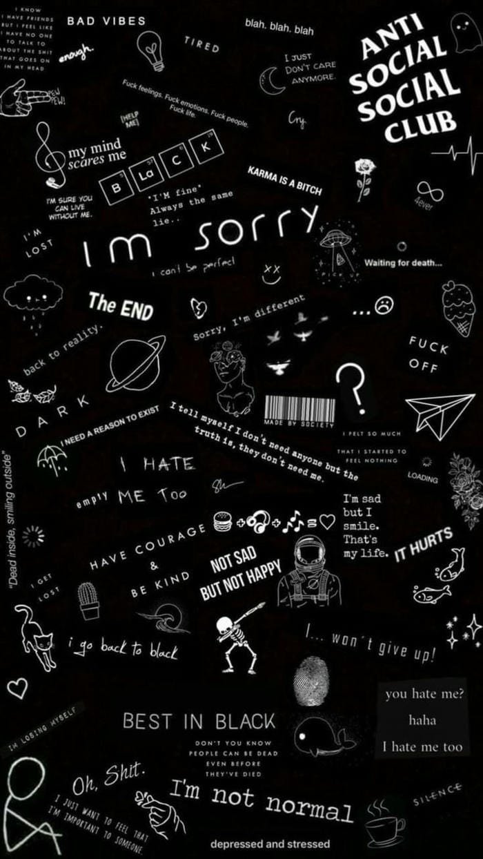 Hình nền nghệ thuật typography cá tính