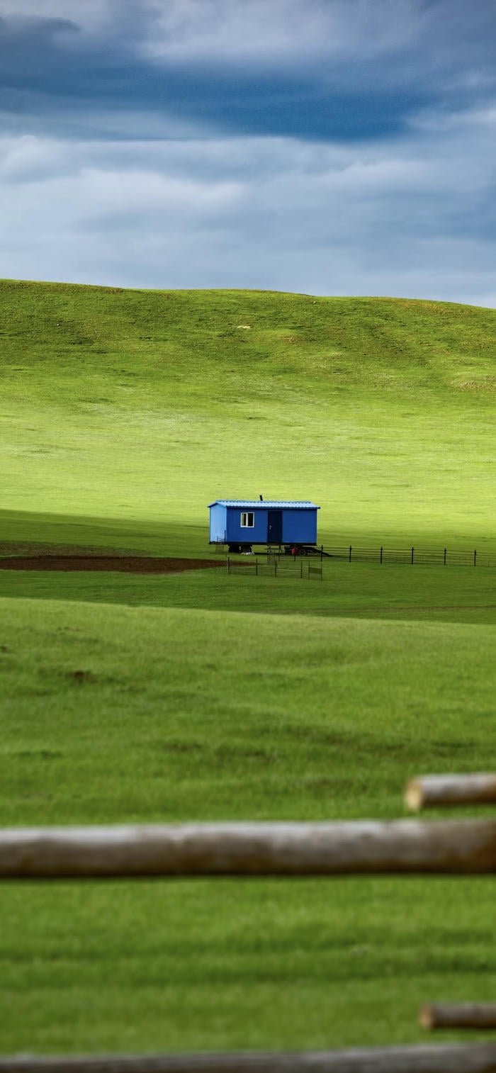 Hình nền thảo nguyên xanh trong lành