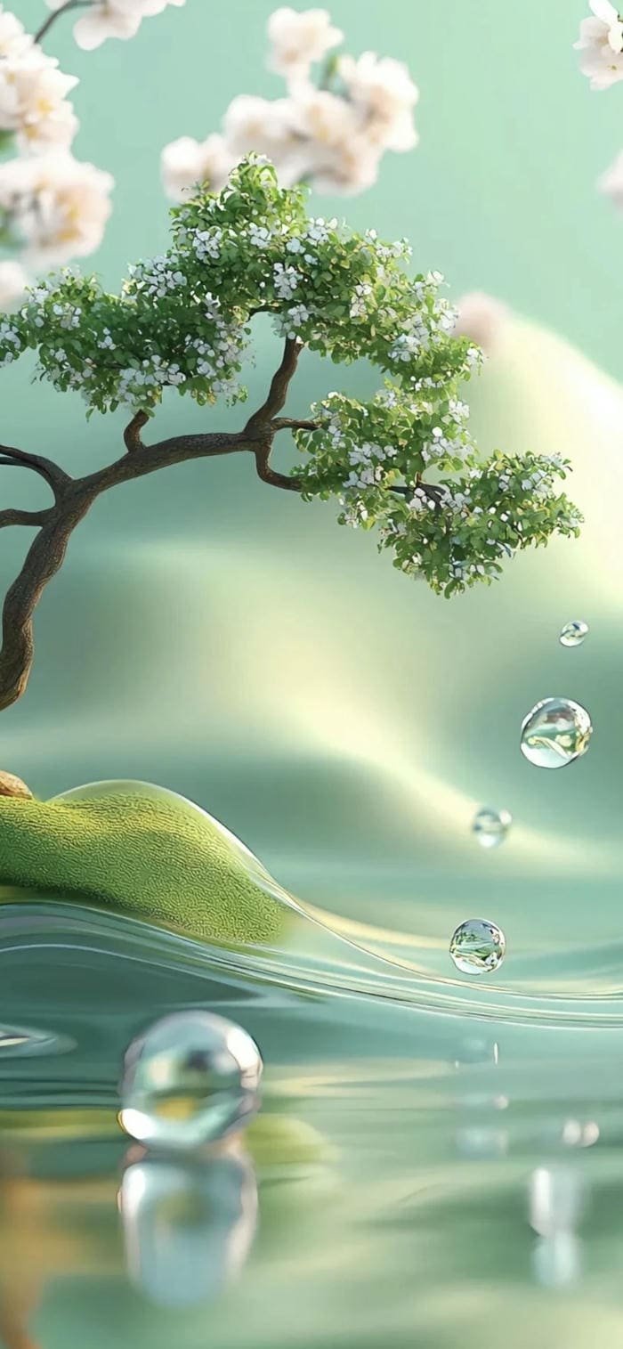 Hình nền xanh ngọc phong cảnh