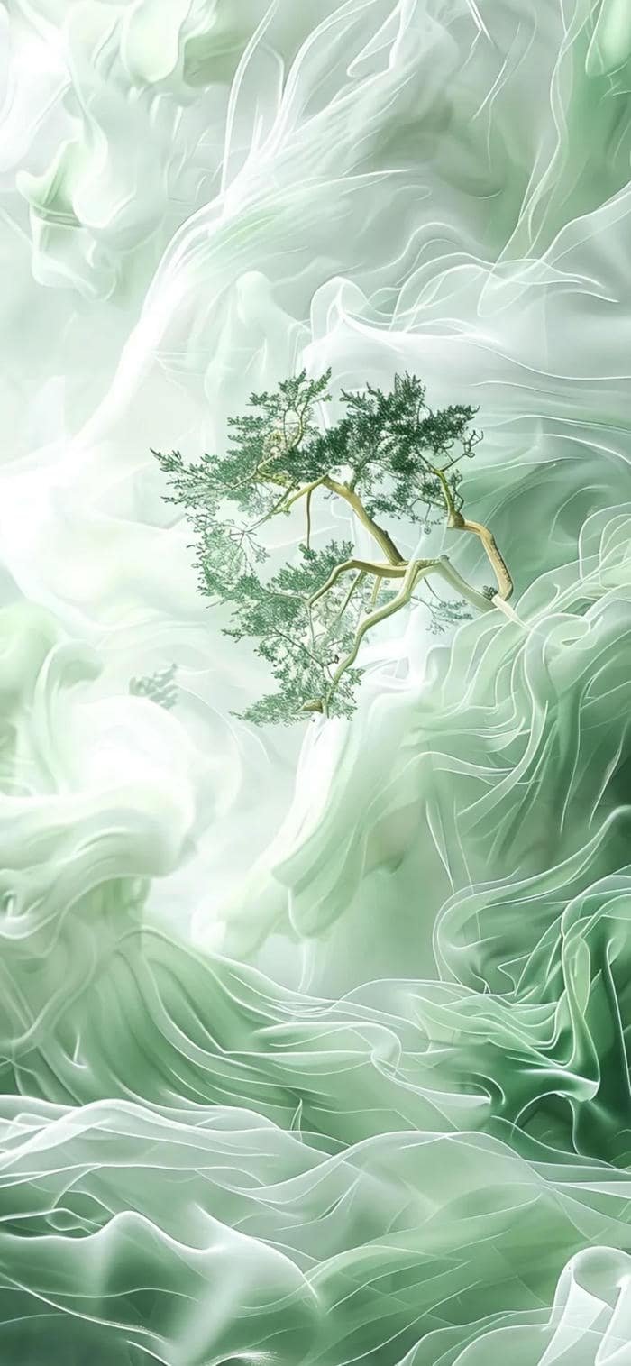 Hình nền xanh ngọc thư giãn sâu