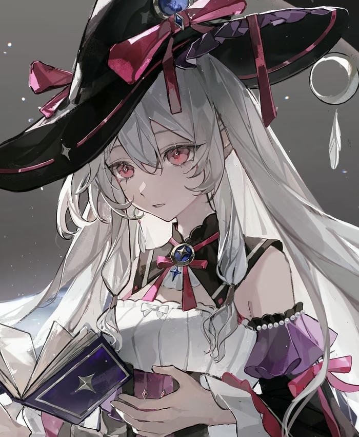 Hình phù thủy dễ thương đậm chất phép