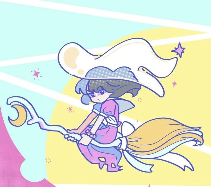 Hình phù thủy dễ thương hợp người yêu