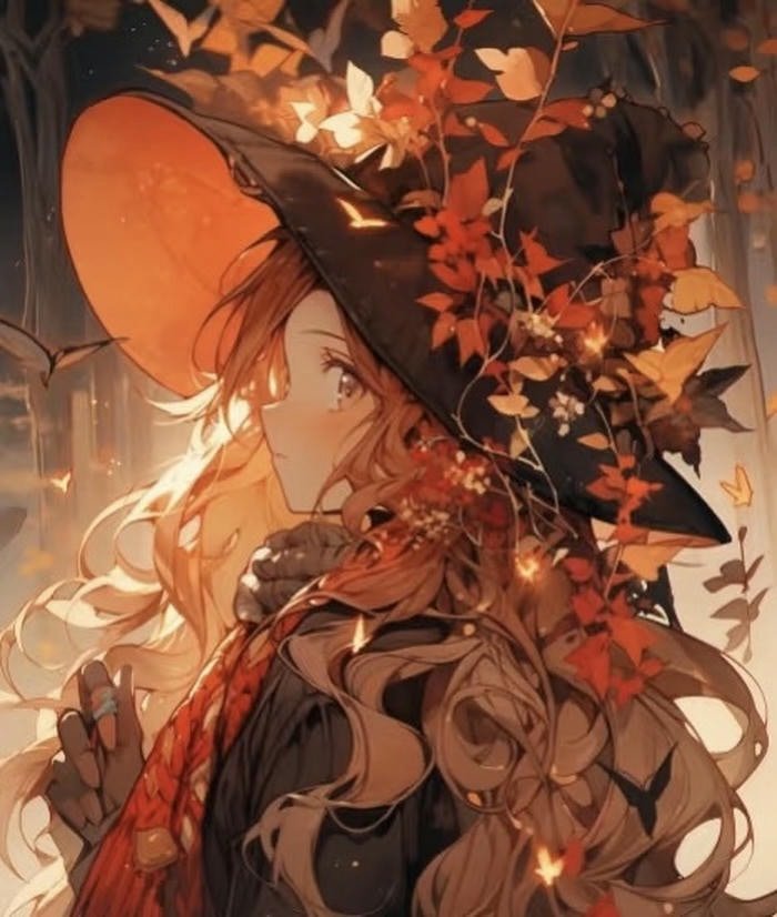 Hình phù thủy dễ thương lung linh ảo