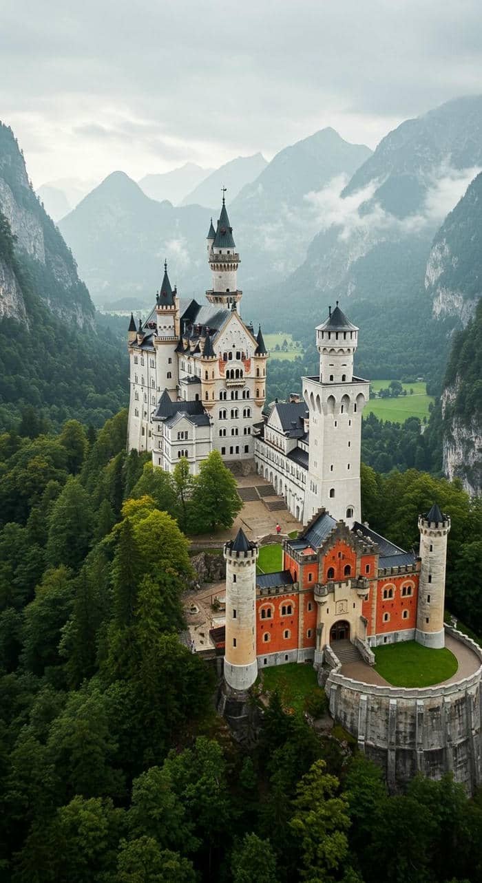 Lâu đài cổ đặt làm hình nền