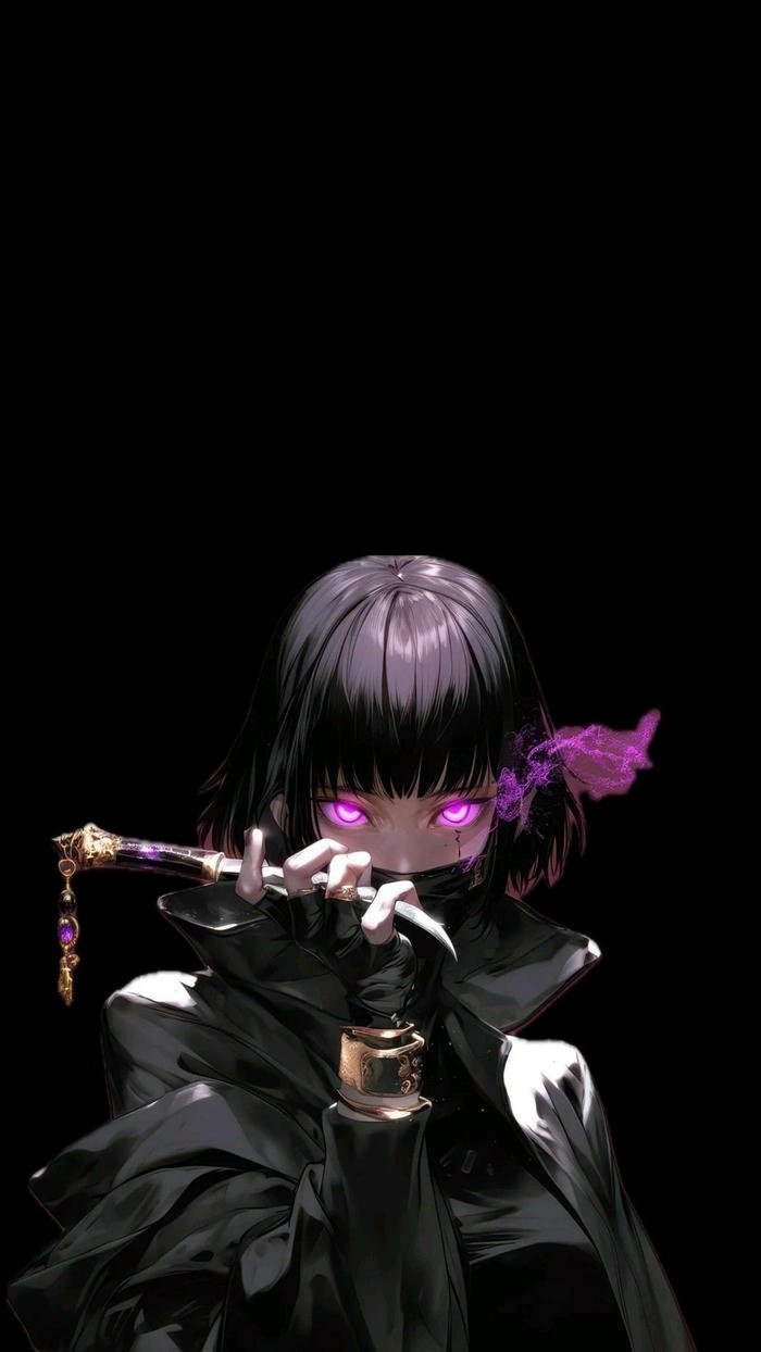 Nam Anime chiến binh bóng tối đẹp ngầu