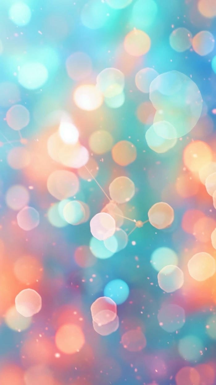 Nền ánh sáng bokeh huyền ảo sắc màu