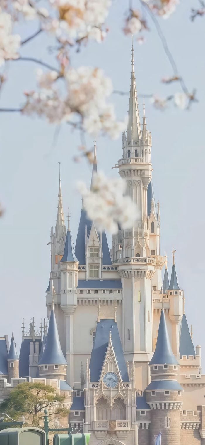 Nền lâu đài cổ tích thần thoại đẹp