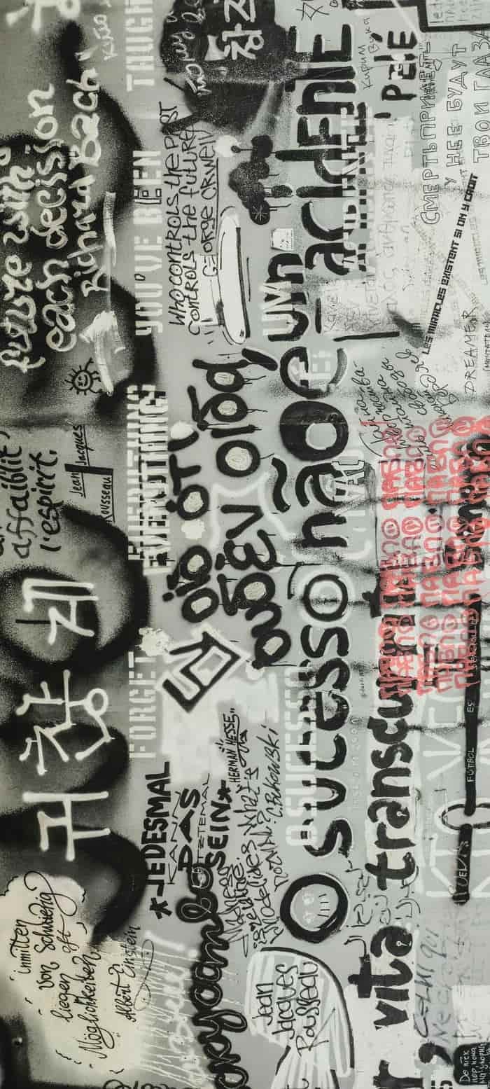 Nền nghệ thuật typography chữ sáng tạo