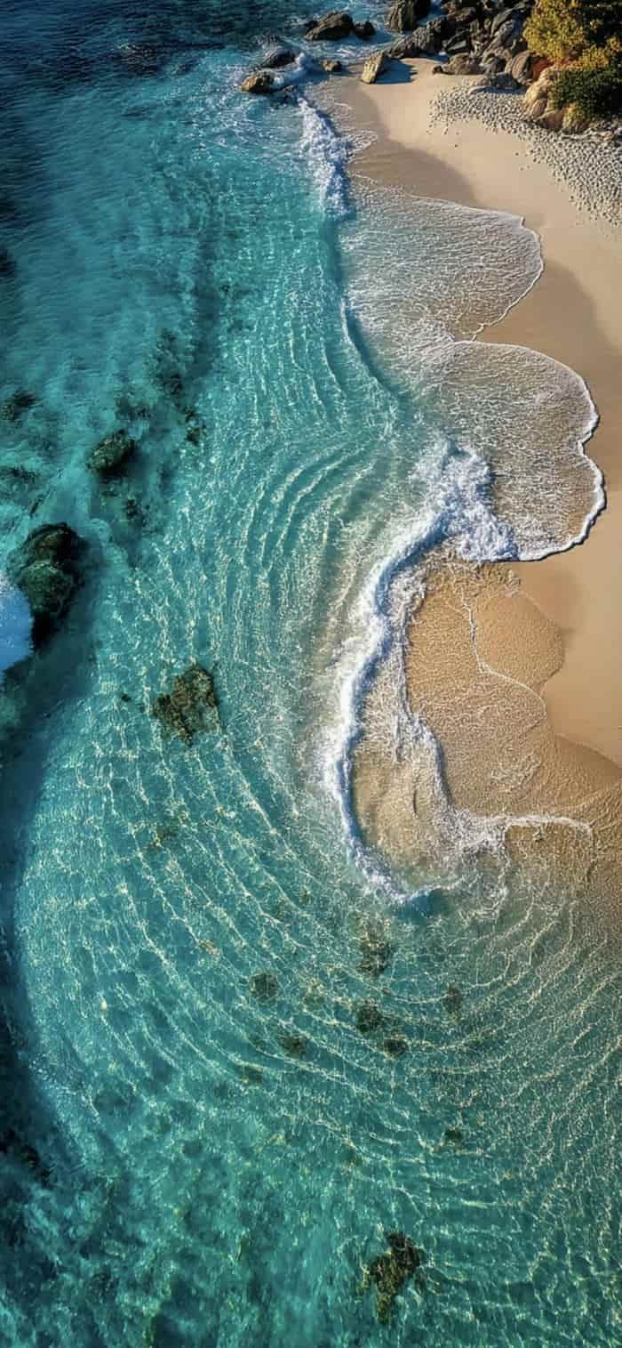 Nền xanh ngọc mát mắt dễ chịu