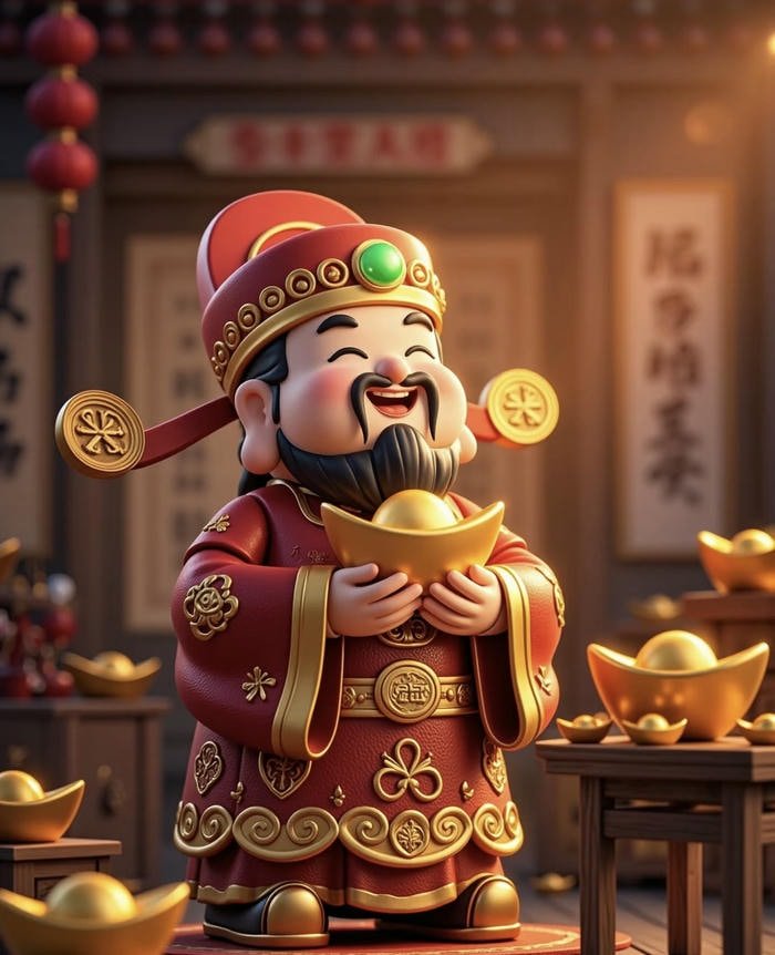 Phong thuỷ tượng thần phúc siêu đẹp