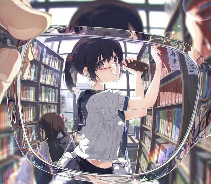 ảnh anime aesthetic không khí dễ chịu