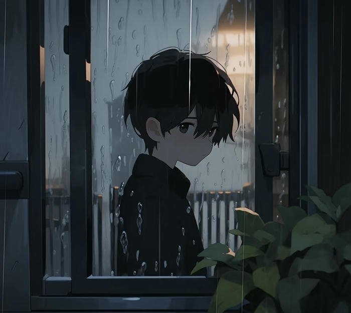 ảnh anime ánh mắt lặng im