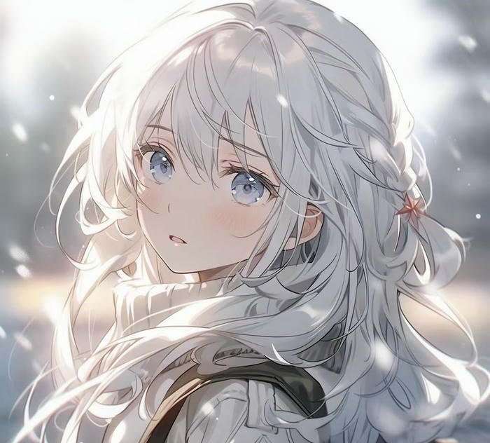 ảnh anime đi trong tuyết