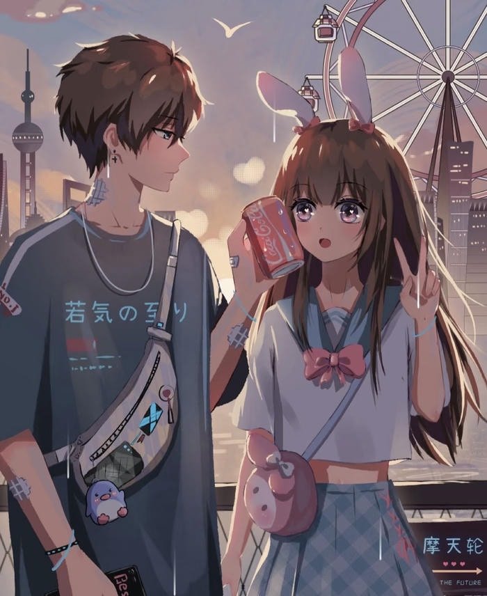 ảnh anime đôi lãng mạn đáng nhớ mãi