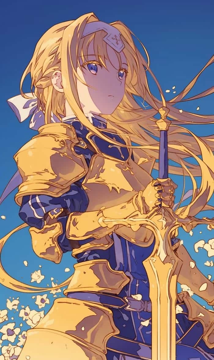 ảnh anime hiệp sĩ ánh sáng ánh nhìn kiêu hãnh