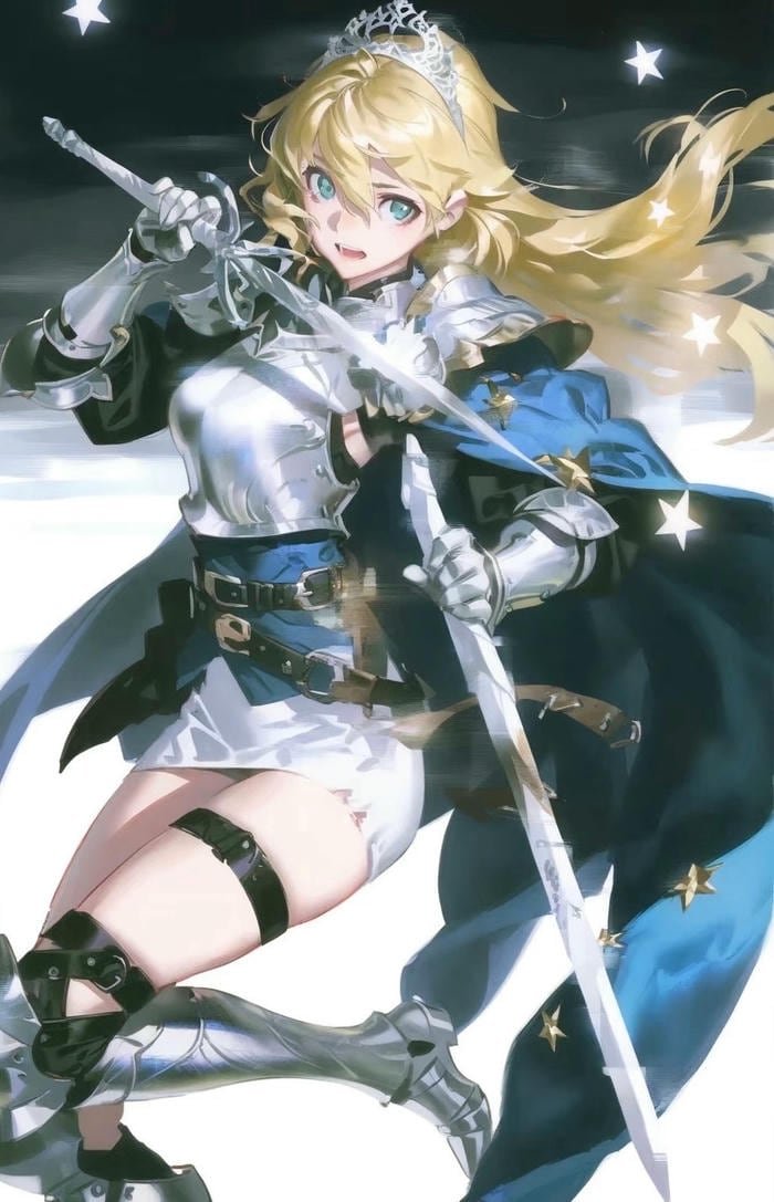 ảnh anime hiệp sĩ ánh sáng ánh sáng chiếu rực rỡ