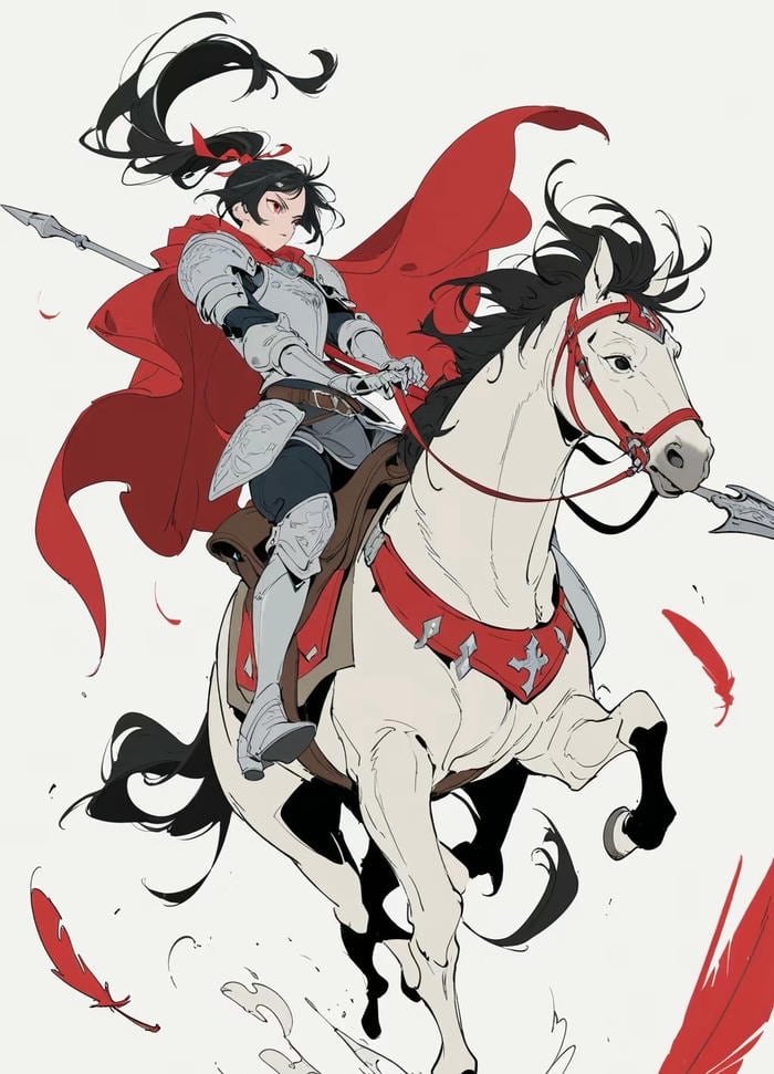 ảnh anime hiệp sĩ ánh sáng chiến binh chính nghĩa