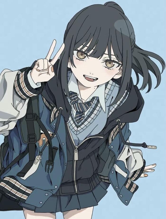 ảnh anime học sinh ngầu cực đẹp