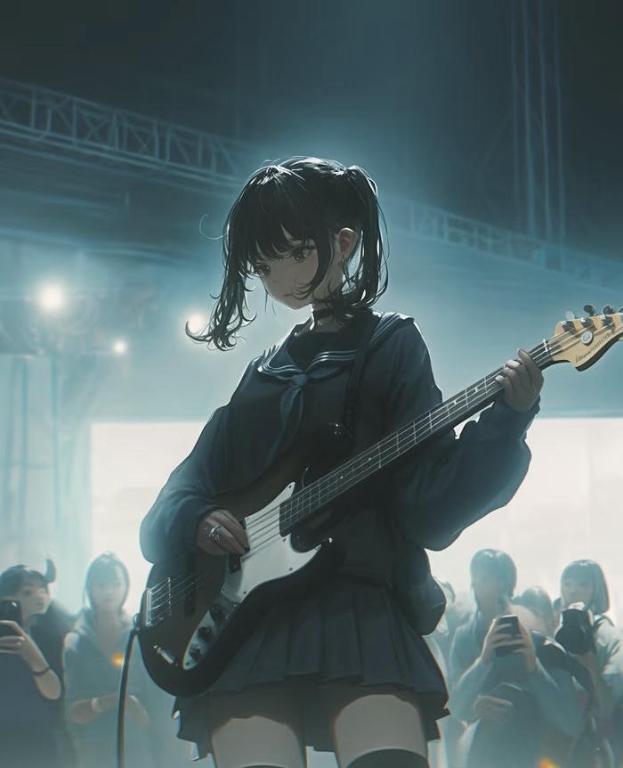 ảnh anime học sinh ngầu nền tối