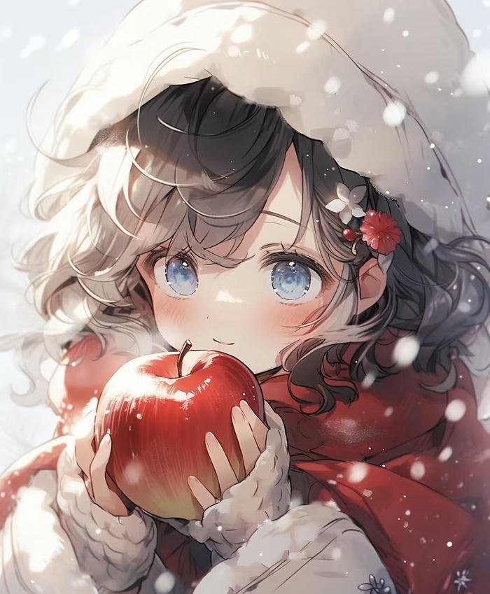 ảnh anime mùa đông full hd