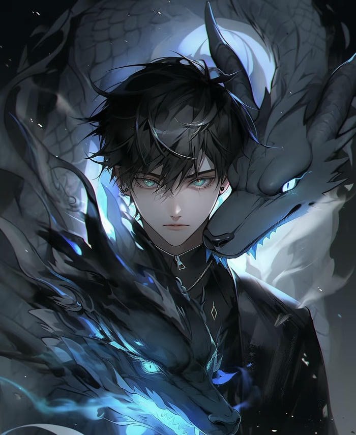 ảnh anime nam lạnh lùng ngầu với phong thái trầm tính