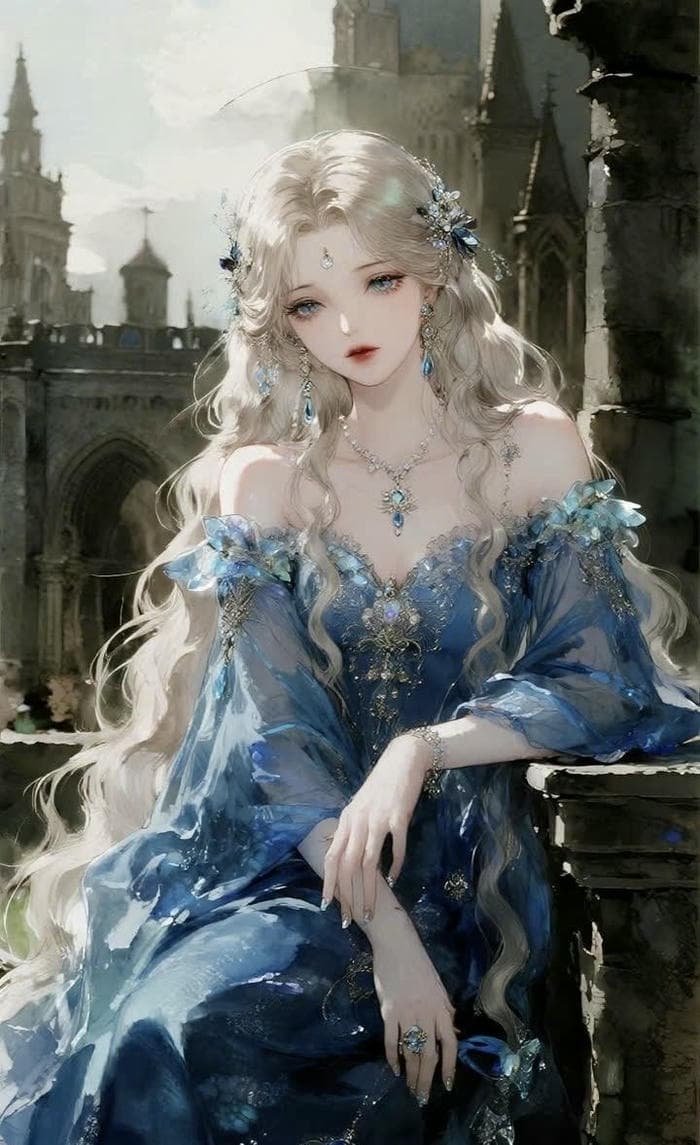 ảnh anime nghệ thuật số nhìn mê