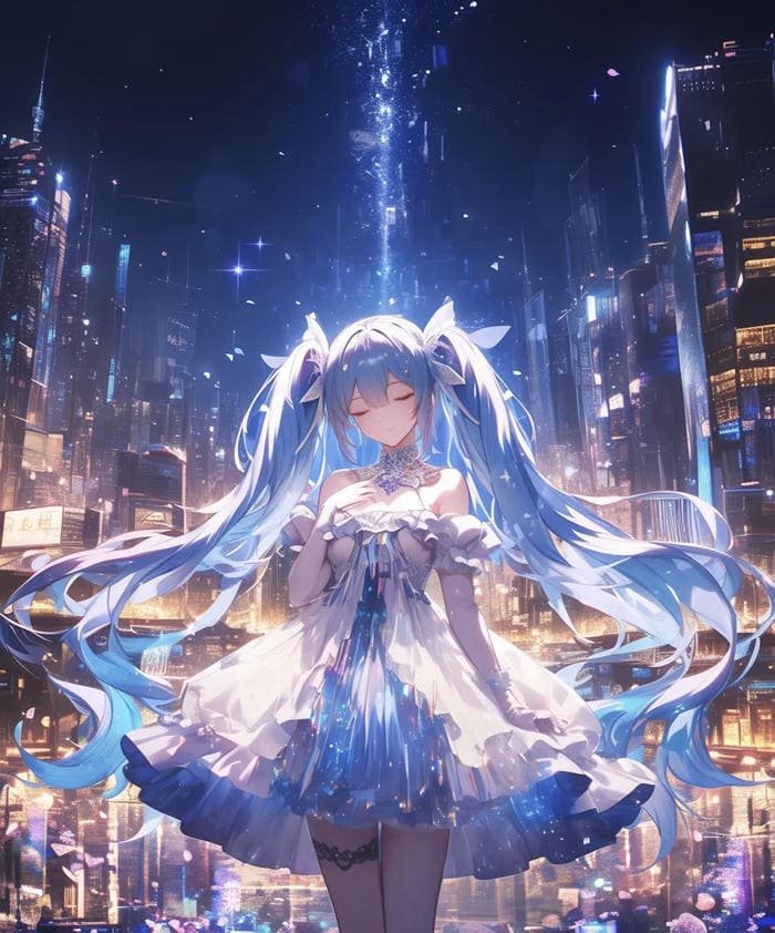 ảnh anime nghệ thuật số nổi bật