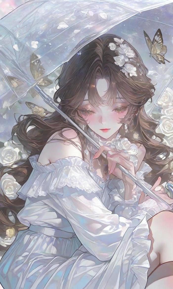 ảnh anime nghệ thuật số thanh thoát