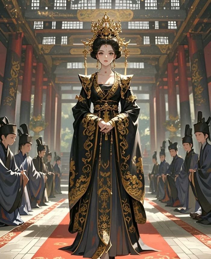 ảnh anime nữ hoàng quyền lực thần thái cực cuốn