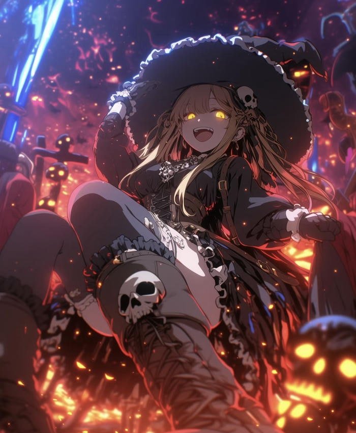 ảnh anime phong cách huyền bí nhẹ nhàng