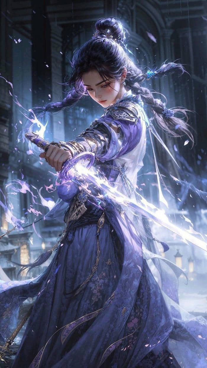 ảnh anime phong cách tiên kiếm