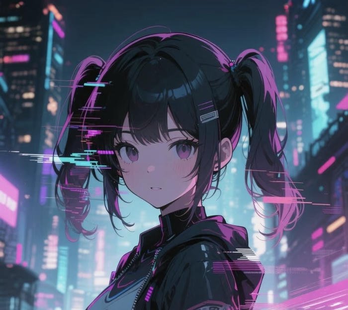 ảnh anime phong cách tương lai tinh xảo